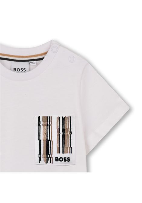 T-shirt con taschino HUGO BOSS KIDS | J5289510P